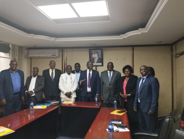 KUPPET leadership pays a courtesy call to the CS Education at Jogoo House